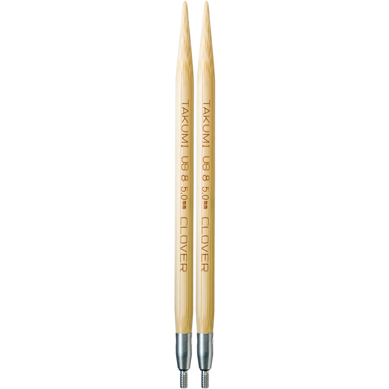 Clover Takumi® Bamboo Interchangeable Circular Knitting Needles, 2ct.